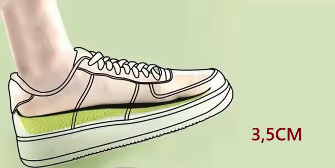 Egy pár HITALLER EXTRA magasságnövelő talpbetét 3,5 cm - unisex