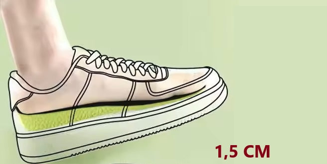 Egy pár HITALLER ONE magasságnövelő talpbetét 1,5 cm - unisex