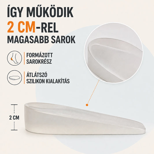 1 pár HITALLER AIR 2 cm - Férfi