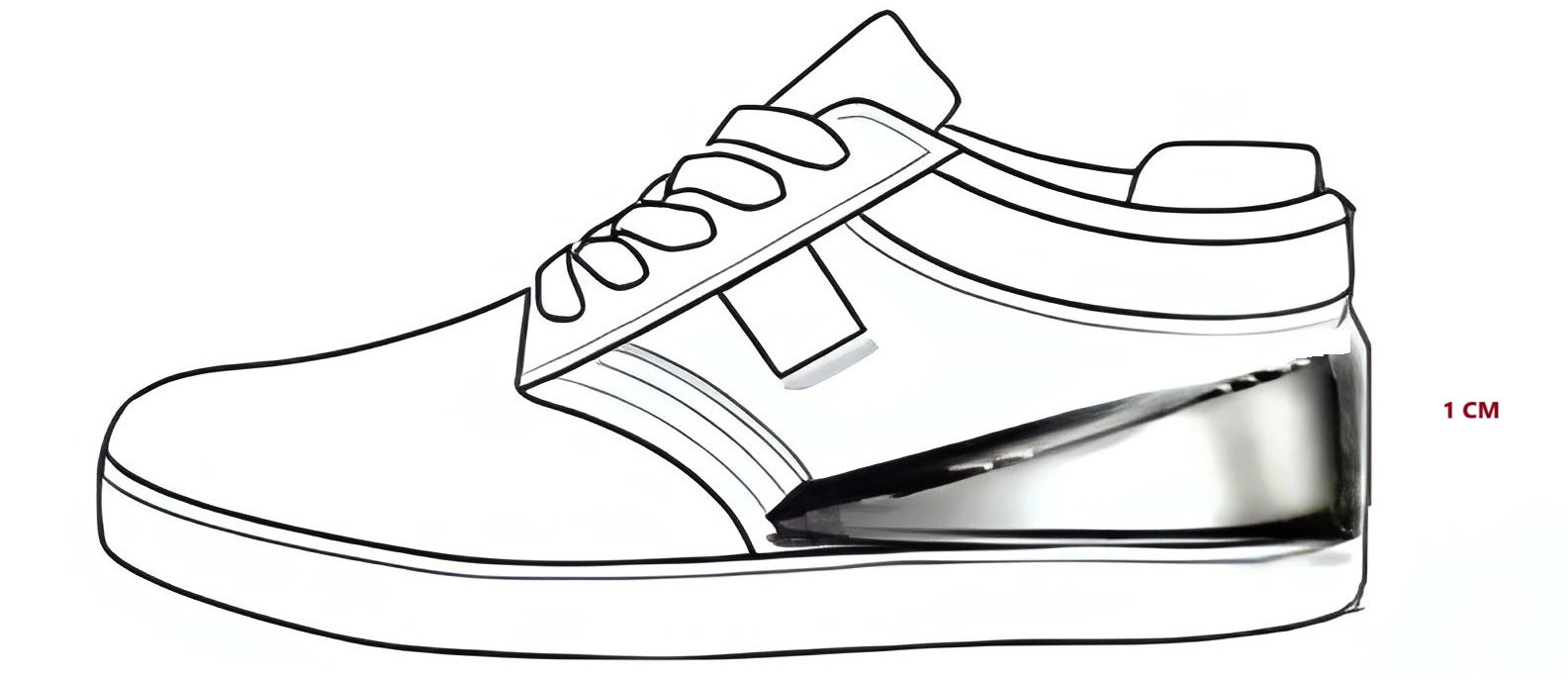 1 pár HITALLER AIR MIN  1 cm - WOMAN