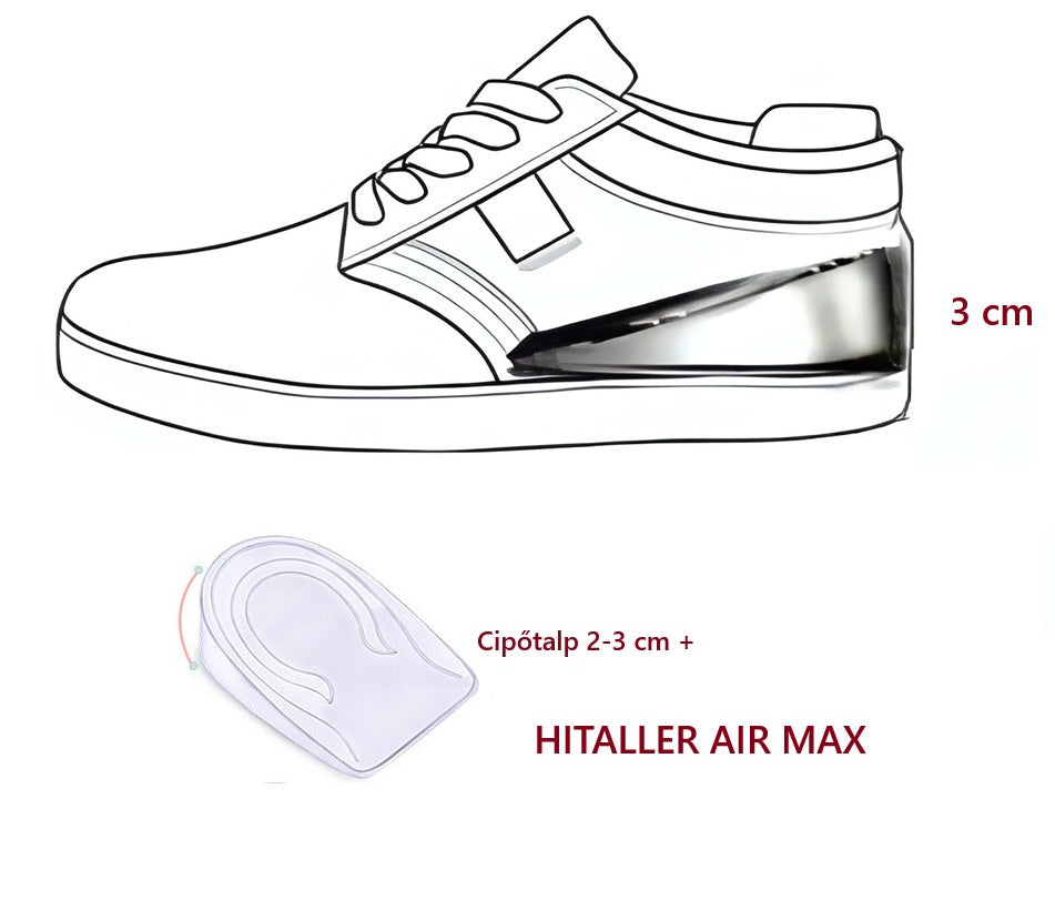 1 pár HITALLER AIR MAX  3 cm - man