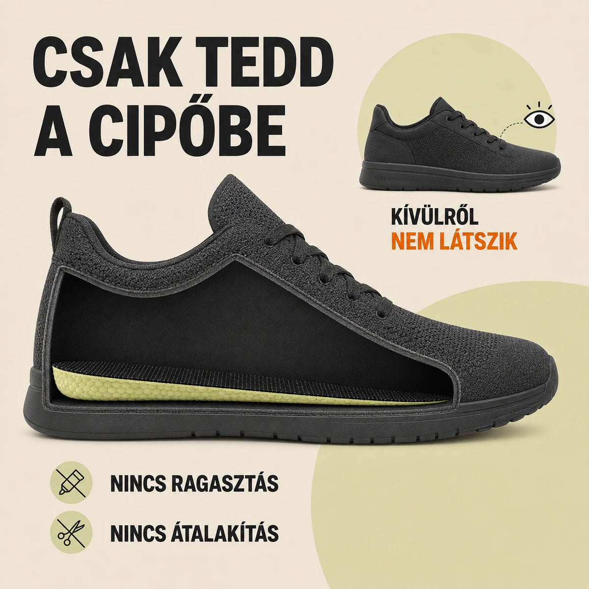 HITALLER ONE betét zárt cipőben
