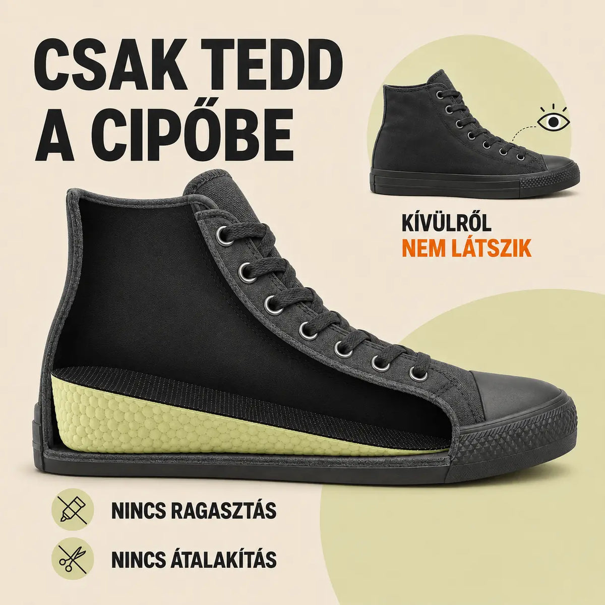 HITALLER EXTRA magasságnövelő betét használata